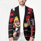St Kilda Saints Blazer Mascot Cartoon Football Illustration Style