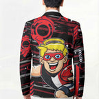 St Kilda Saints Blazer Mascot Cartoon Football Illustration Style