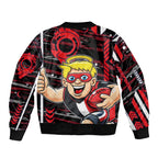 St Kilda Saints Bomber Jacket Mascot Cartoon Football Illustration Style