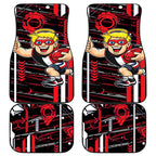 St Kilda Saints Car Mats Mascot Cartoon Football Illustration Style