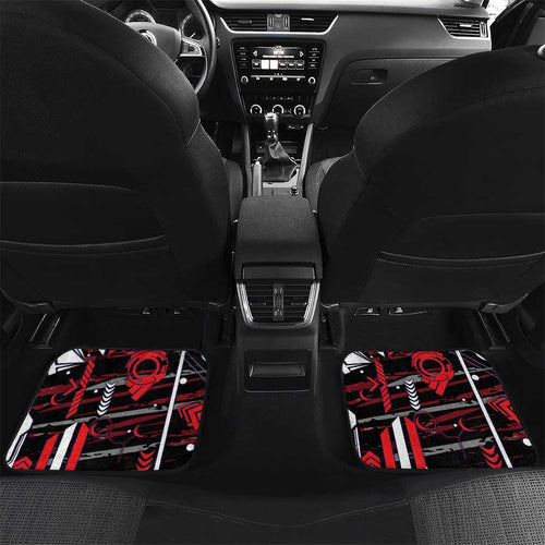 St Kilda Saints Car Mats Mascot Cartoon Football Illustration Style