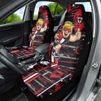 St Kilda Saints Car Seat Cover Mascot Cartoon Football Illustration Style