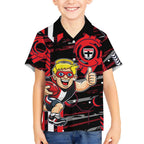 St Kilda Saints Hawaiian Shirt Mascot Cartoon Football Illustration Style