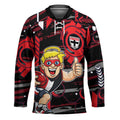 St Kilda Saints Hockey Jersey Mascot Cartoon Football Illustration Style