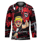 St Kilda Saints Hockey Jersey Mascot Cartoon Football Illustration Style