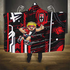 St Kilda Saints Hooded Blanket Mascot Cartoon Football Illustration Style