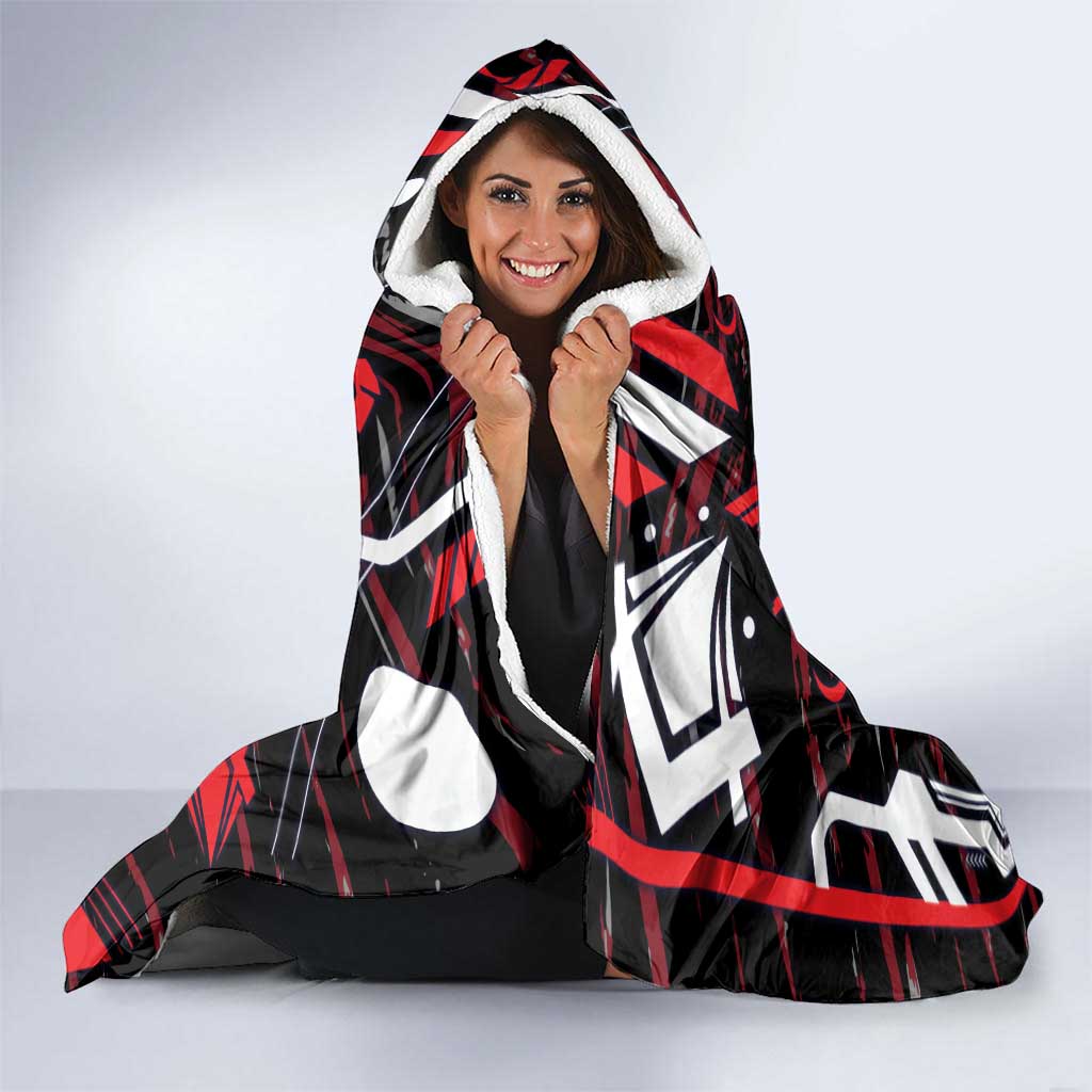St Kilda Saints Hooded Blanket Mascot Cartoon Football Illustration Style