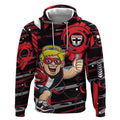 St Kilda Saints Hoodie Mascot Cartoon Football Illustration Style