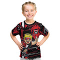 St Kilda Saints Kid T Shirt Mascot Cartoon Football Illustration Style