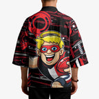 St Kilda Saints Kimono Mascot Cartoon Football Illustration Style