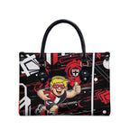 St Kilda Saints Leather Bag Mascot Cartoon Football Illustration Style