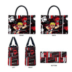 St Kilda Saints Leather Bag Mascot Cartoon Football Illustration Style
