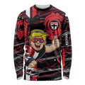 St Kilda Saints Long Sleeve Shirt Mascot Cartoon Football Illustration Style