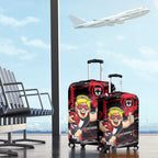 St Kilda Saints Luggage Cover Mascot Cartoon Football Illustration Style
