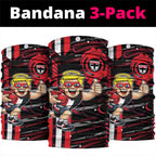 St Kilda Saints Neck Gaiter Mascot Cartoon Football Illustration Style
