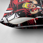 St Kilda Saints Pillow Cover Mascot Cartoon Football Illustration Style