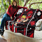 St Kilda Saints Quilt Mascot Cartoon Football Illustration Style