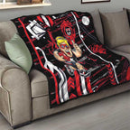 St Kilda Saints Quilt Mascot Cartoon Football Illustration Style