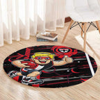 St Kilda Saints Round Carpet Mascot Cartoon Football Illustration Style