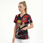 St Kilda Saints Scrub Top Mascot Cartoon Football Illustration Style