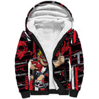 St Kilda Saints Sherpa Hoodie Mascot Cartoon Football Illustration Style