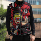 St Kilda Saints Sleeveless Puffer Jacket Mascot Cartoon Football Illustration Style