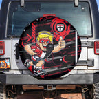 St Kilda Saints Spare Tire Cover Mascot Cartoon Football Illustration Style