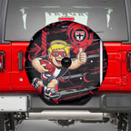 St Kilda Saints Spare Tire Cover Mascot Cartoon Football Illustration Style