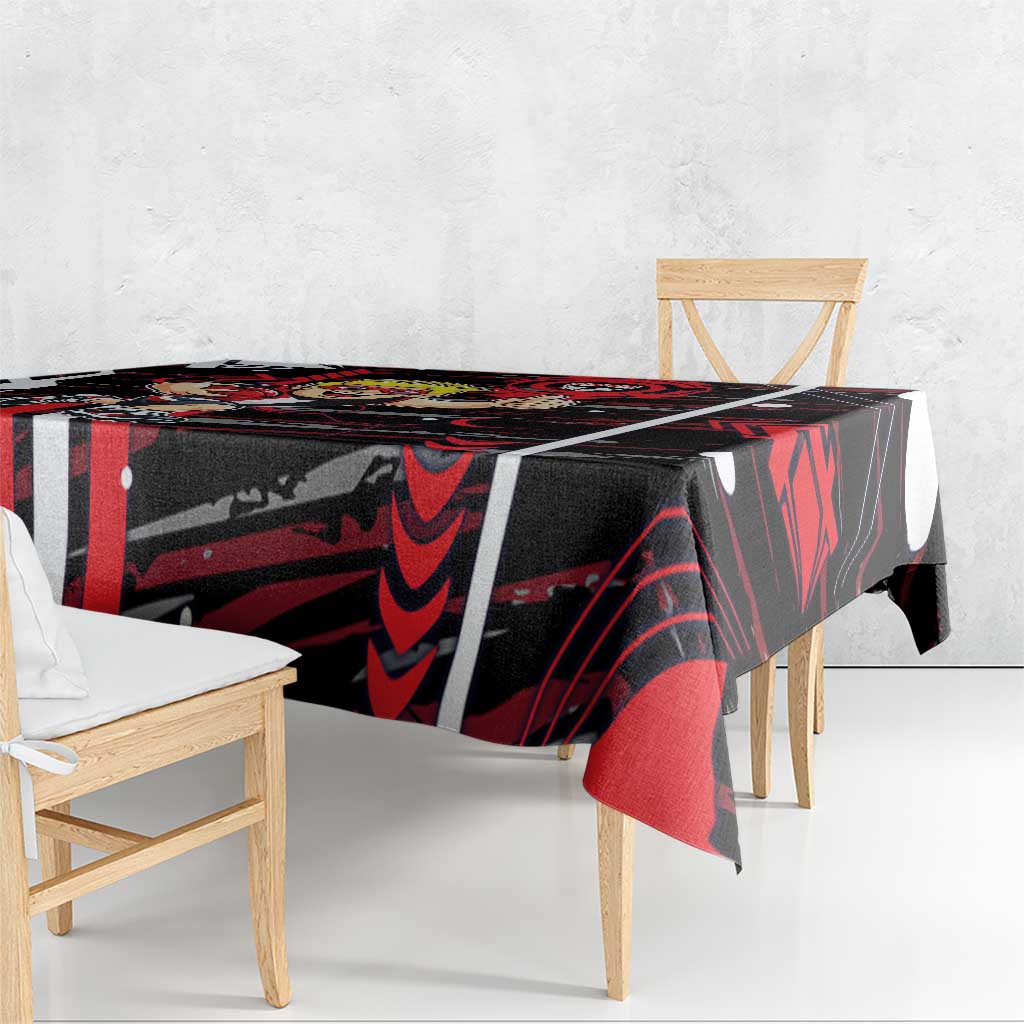 St Kilda Saints Tablecloth Mascot Cartoon Football Illustration Style