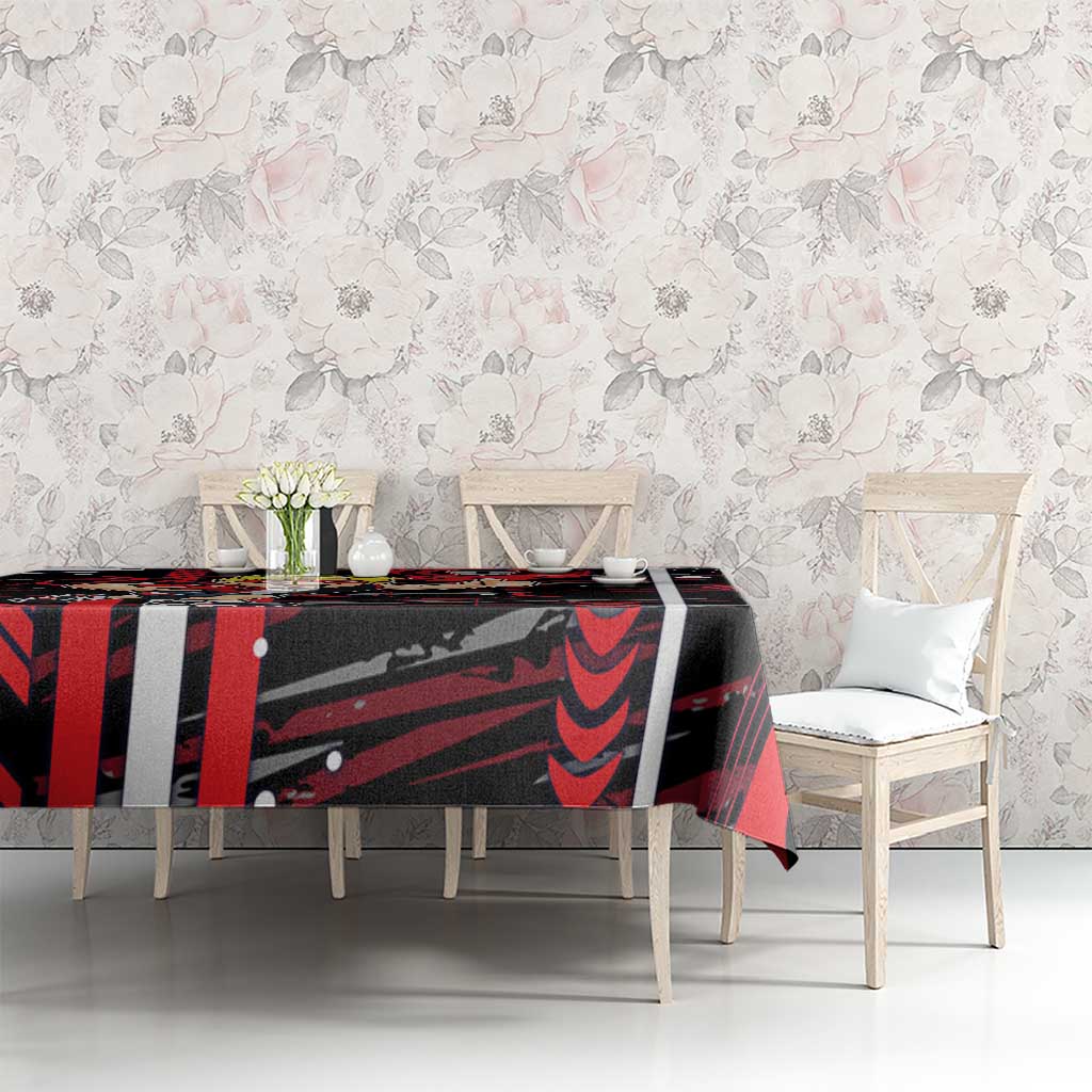 St Kilda Saints Tablecloth Mascot Cartoon Football Illustration Style