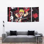 St Kilda Saints Tapestry Mascot Cartoon Football Illustration Style
