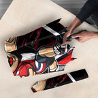 St Kilda Saints Umbrella Mascot Cartoon Football Illustration Style