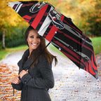 St Kilda Saints Umbrella Mascot Cartoon Football Illustration Style
