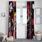St Kilda Saints Window Curtain Mascot Cartoon Football Illustration Style