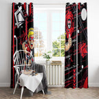 St Kilda Saints Window Curtain Mascot Cartoon Football Illustration Style