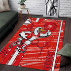 Sydney Swans Area Rug Mascot Cartoon Football Illustration Style