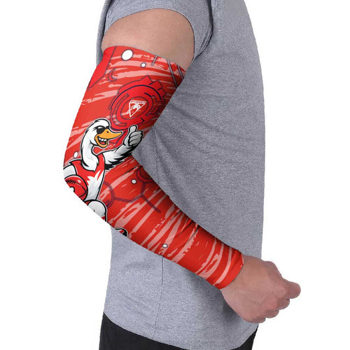 Sydney Swans Arm Sleeves Mascot Cartoon Football Illustration Style