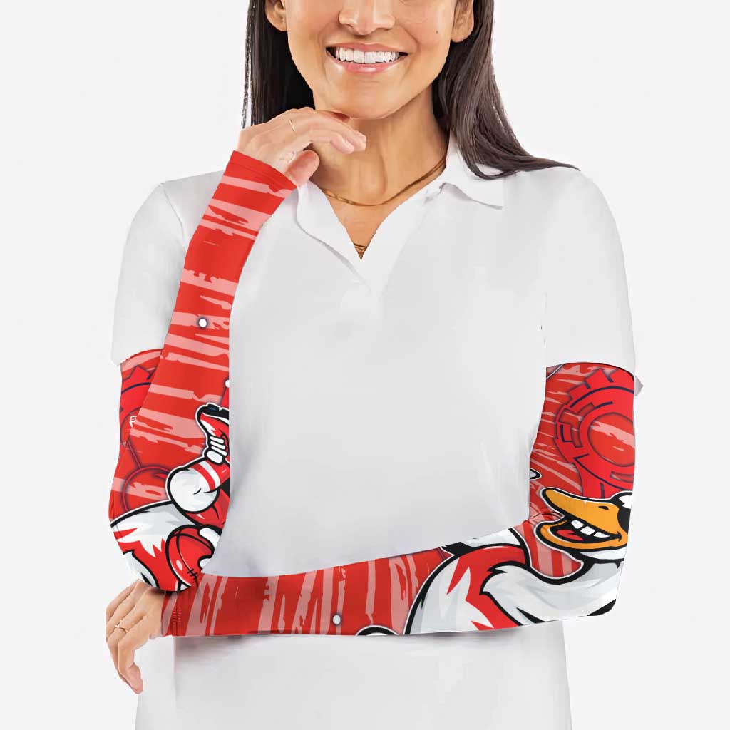 Sydney Swans Arm Sleeves Mascot Cartoon Football Illustration Style