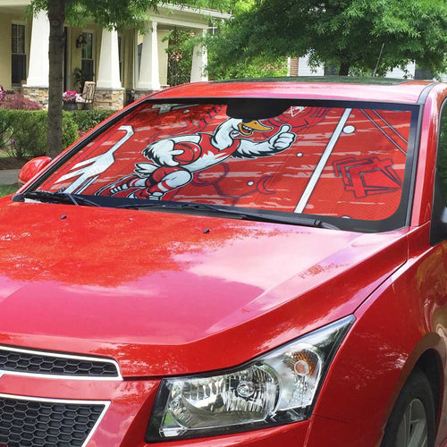 Sydney Swans Auto Sun Shade Mascot Cartoon Football Illustration Style