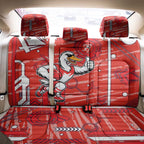 Sydney Swans Back Car Seat Cover Mascot Cartoon Football Illustration Style