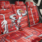 Sydney Swans Back Car Seat Cover Mascot Cartoon Football Illustration Style