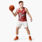 Sydney Swans Basketball Jersey Mascot Cartoon Football Illustration Style