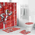 Sydney Swans Bathroom Set Mascot Cartoon Football Illustration Style