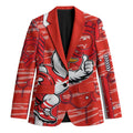 Sydney Swans Blazer Mascot Cartoon Football Illustration Style