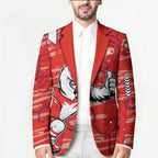 Sydney Swans Blazer Mascot Cartoon Football Illustration Style