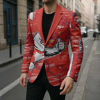 Sydney Swans Blazer Mascot Cartoon Football Illustration Style