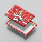 Sydney Swans Canvas Wall Art Mascot Cartoon Football Illustration Style