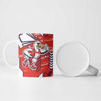 Sydney Swans Ceramic Mug Mascot Cartoon Football Illustration Style