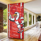 Sydney Swans Door Cover Mascot Cartoon Football Illustration Style