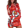 Sydney Swans Hoodie Dress Mascot Cartoon Football Illustration Style